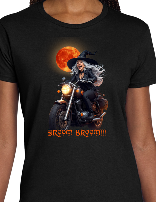 Motorcycle Witch 2-Broom Broom